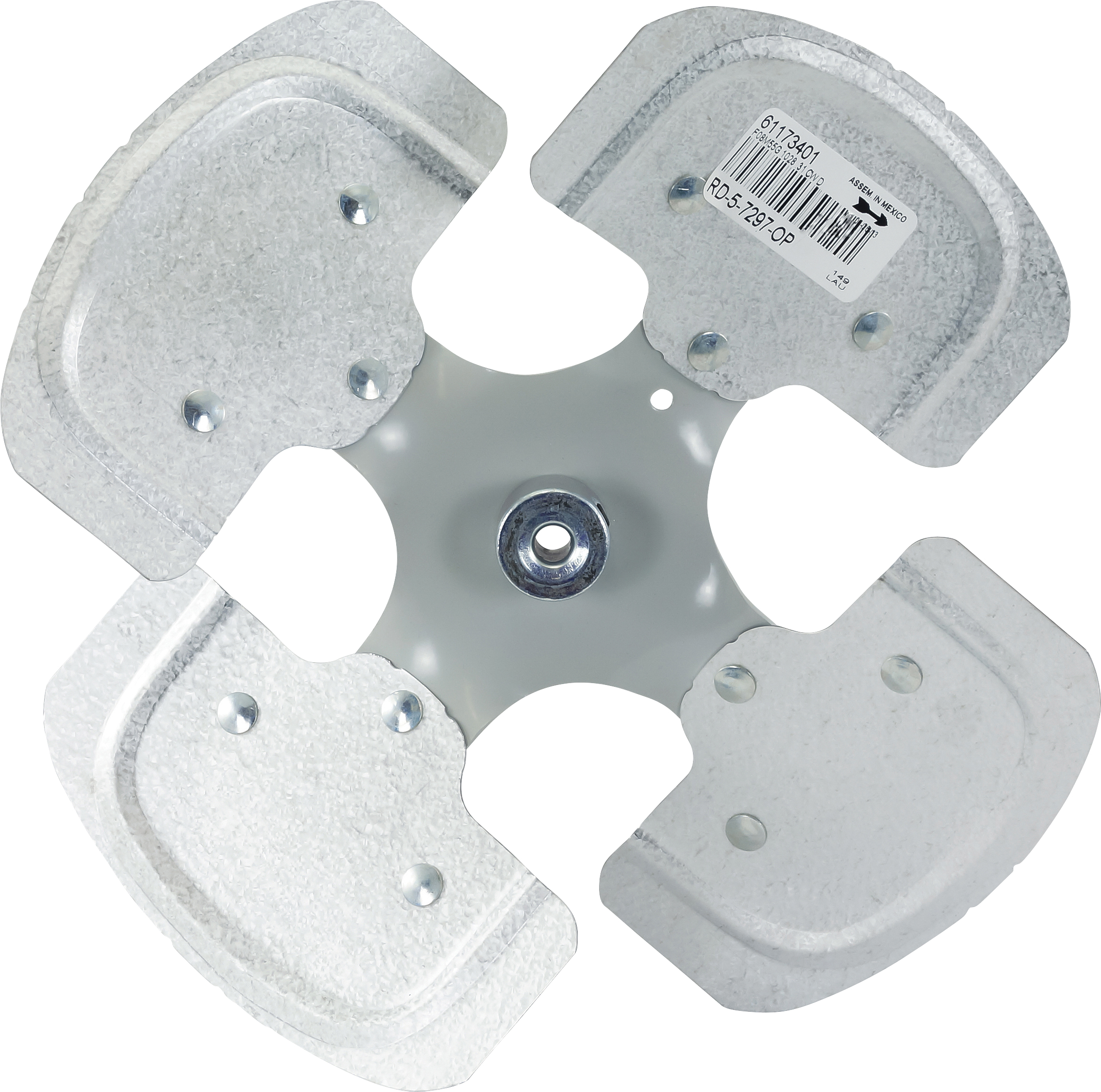 FAN BLADE, RED DOT, R6100 73R8110, 255MM