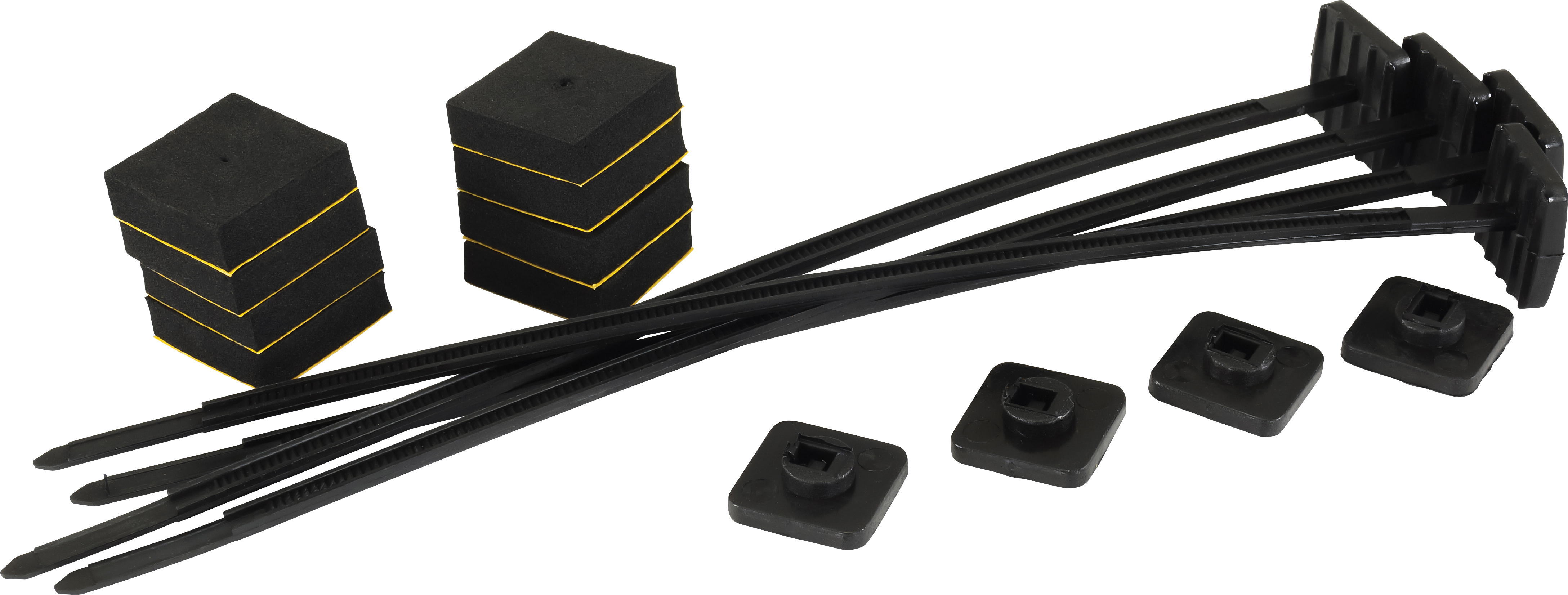 FAN MOUNTING KIT, PLASTIC ZIP TIES (SET OF 4)