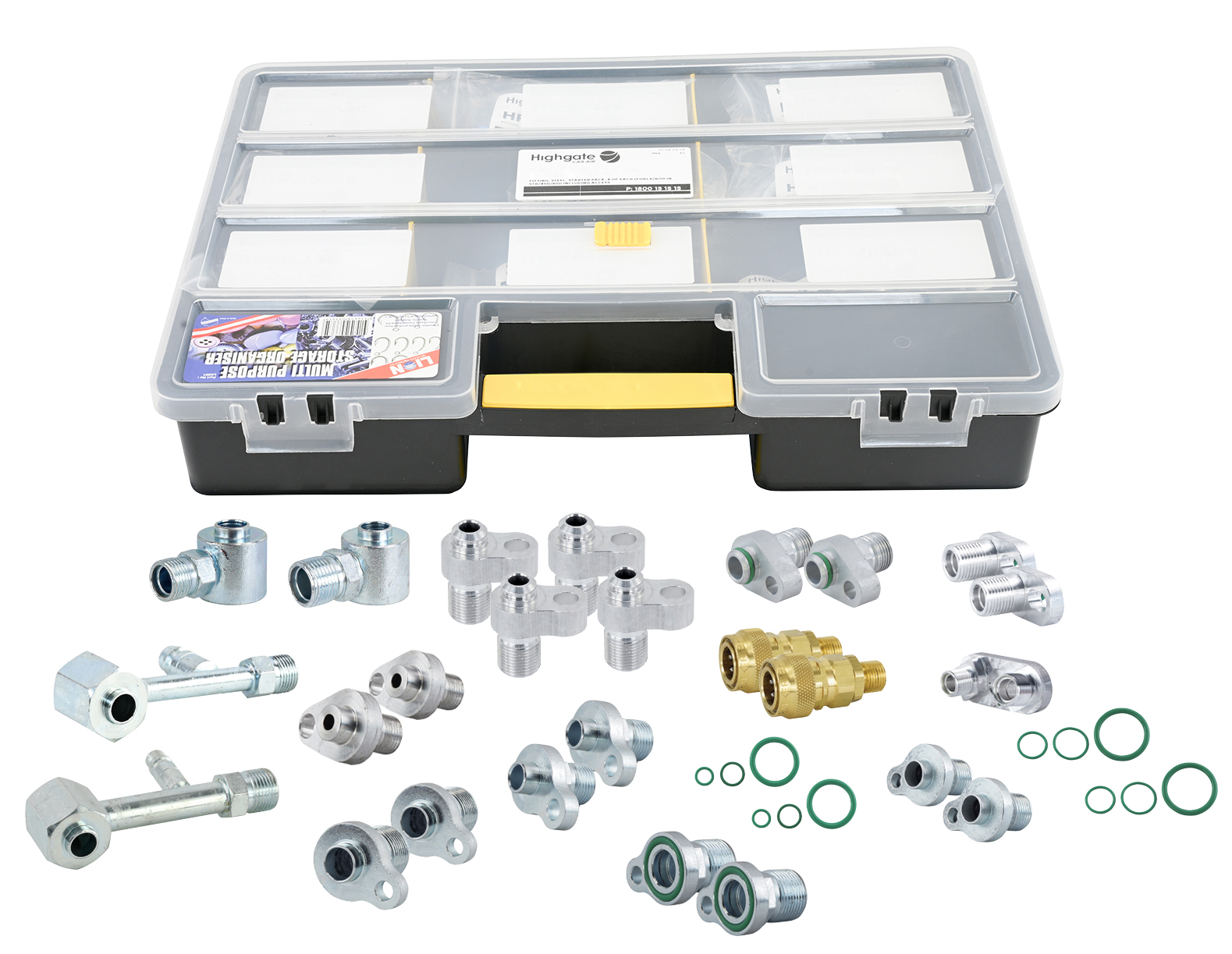 HOSE ADAPTOR, MOBILE KIT, PAD TO O-RING, SUITS CAT, KOMATSU, KUBOTA, HINO, TOYOTA, ISUZU, VOLVO, MAC