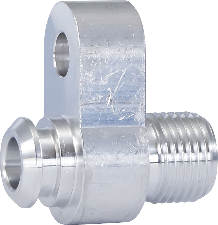 HOSE ADAPTOR, PAD-MIO, 15.33MM-#6, ADAPTS PAD (15.33MM OD) TO #6 MIO