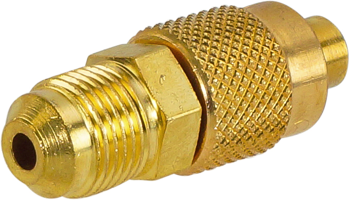 HOSE ADAPTOR, FF-MF, STR, FF-MF, 1/4 INCH-3/8 INCH, ADAPTS 1/4 INCH FF TO 3/8 INCH MF