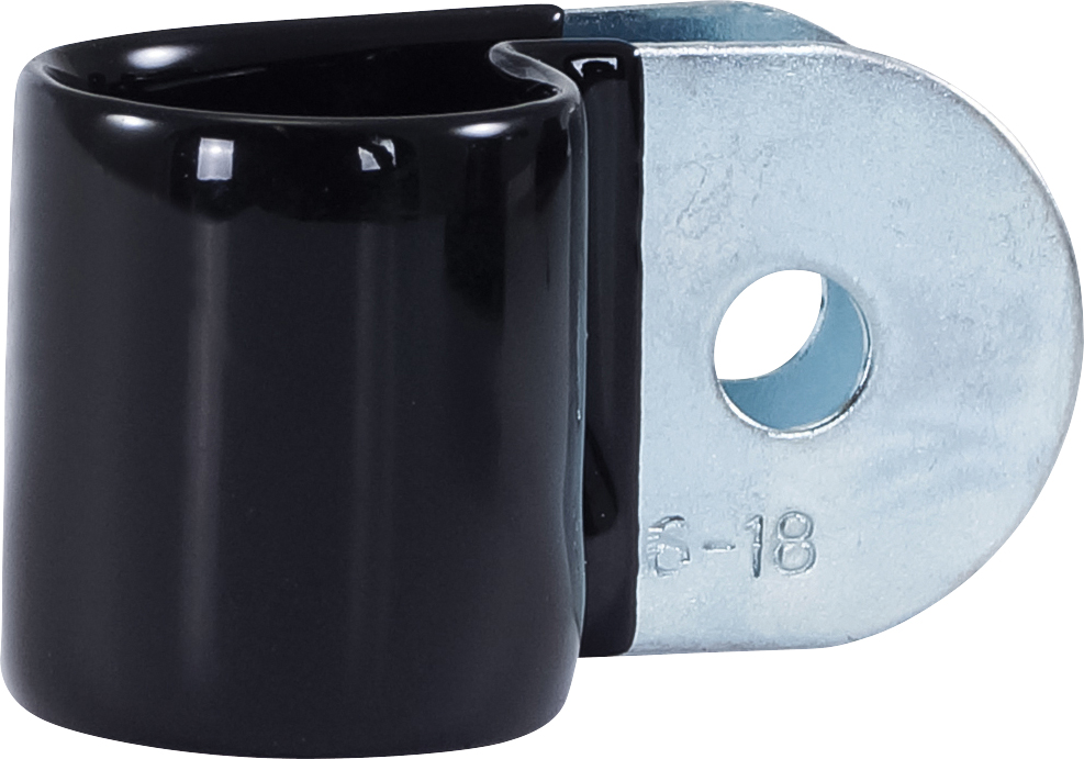 HOSE TIE-DOWN CLAMP, #6, STANDARD WALL, #10 REDUCED WALL, GALAXY HOSE