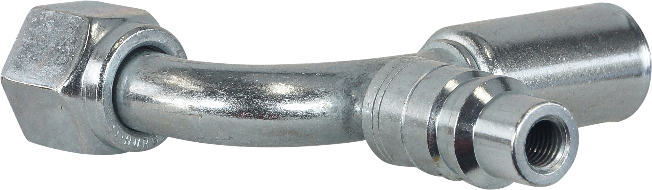 HOSE FITTING, BEADLOCK, FOR, 90 DEG, #8, STEEL, R1234YF ACCESS