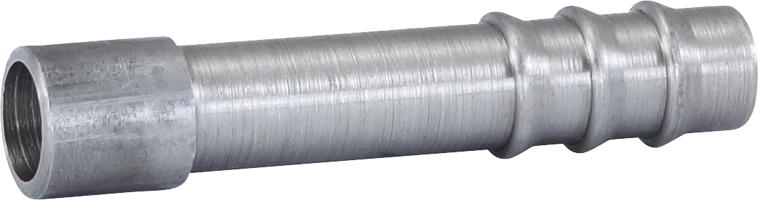 HOSE FITTING, BARB, WELD ON, #6, STEEL