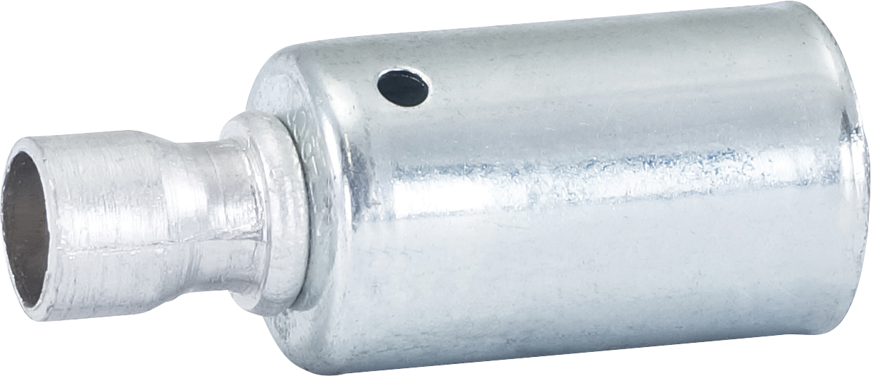 HOSE FITTING, BEADLOCK, WELD ON, #6, ALUMINIUM, STANDARD