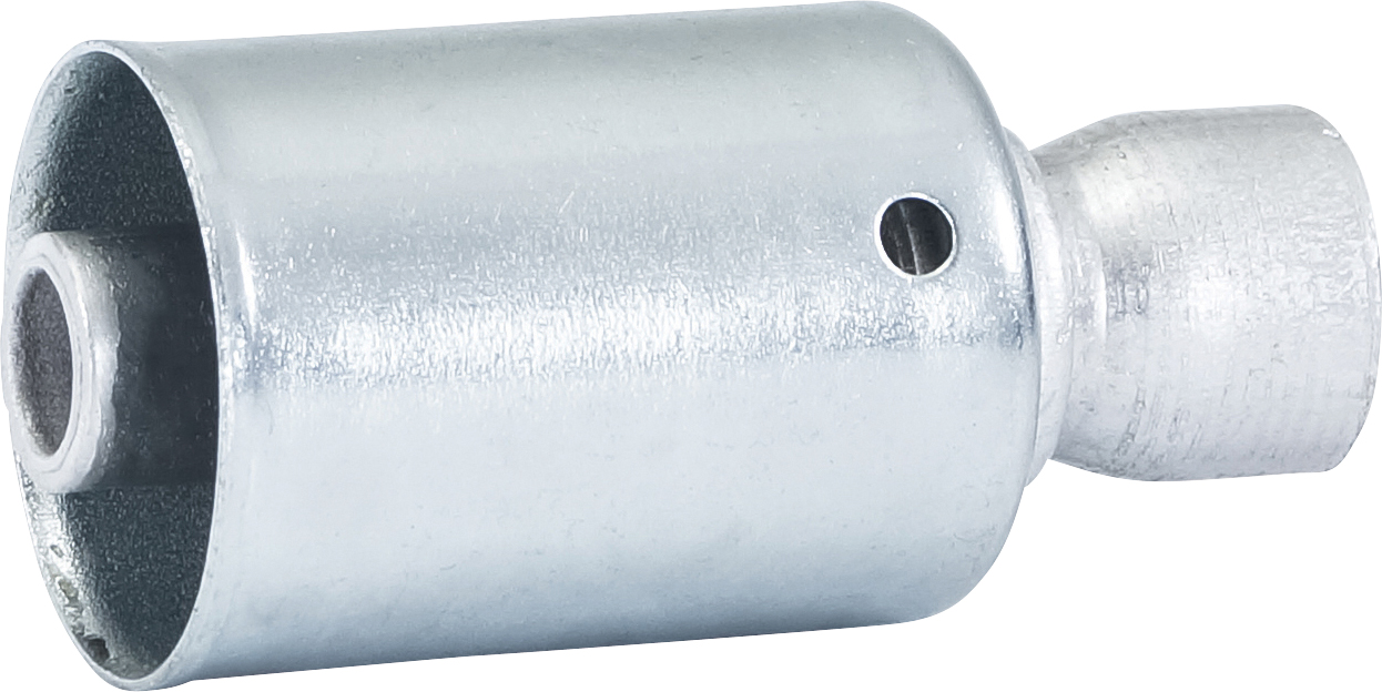 HOSE FITTING, BEADLOCK, WELD ON, #8, ALUMINIUM, STANDARD