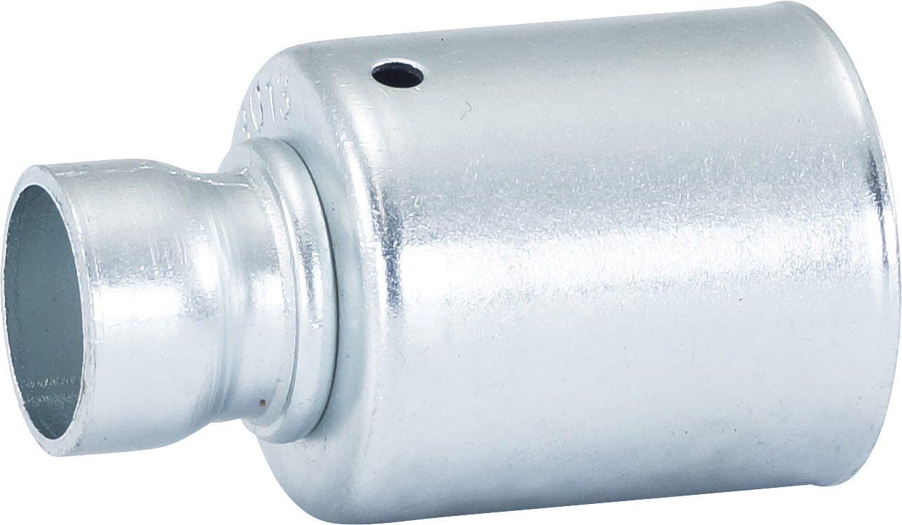 HOSE FITTING, BEADLOCK, WELD ON, #10-#12, STEEL, STANDARD, #10 PIPE TO #12 HOSE