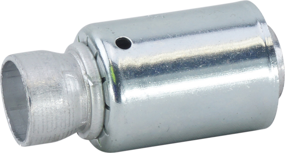 HOSE FITTING, BEADLOCK, WELD ON, #10-#12, ALUMINIUM, REDUCED, #10 PIPE TO #12 HOSE