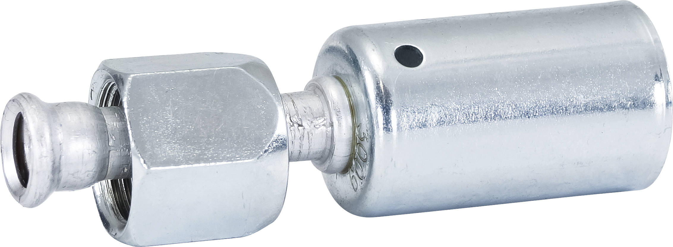 HOSE FITTING, BEADLOCK, FF, STR, #6, ALUMINIUM, STANDARD