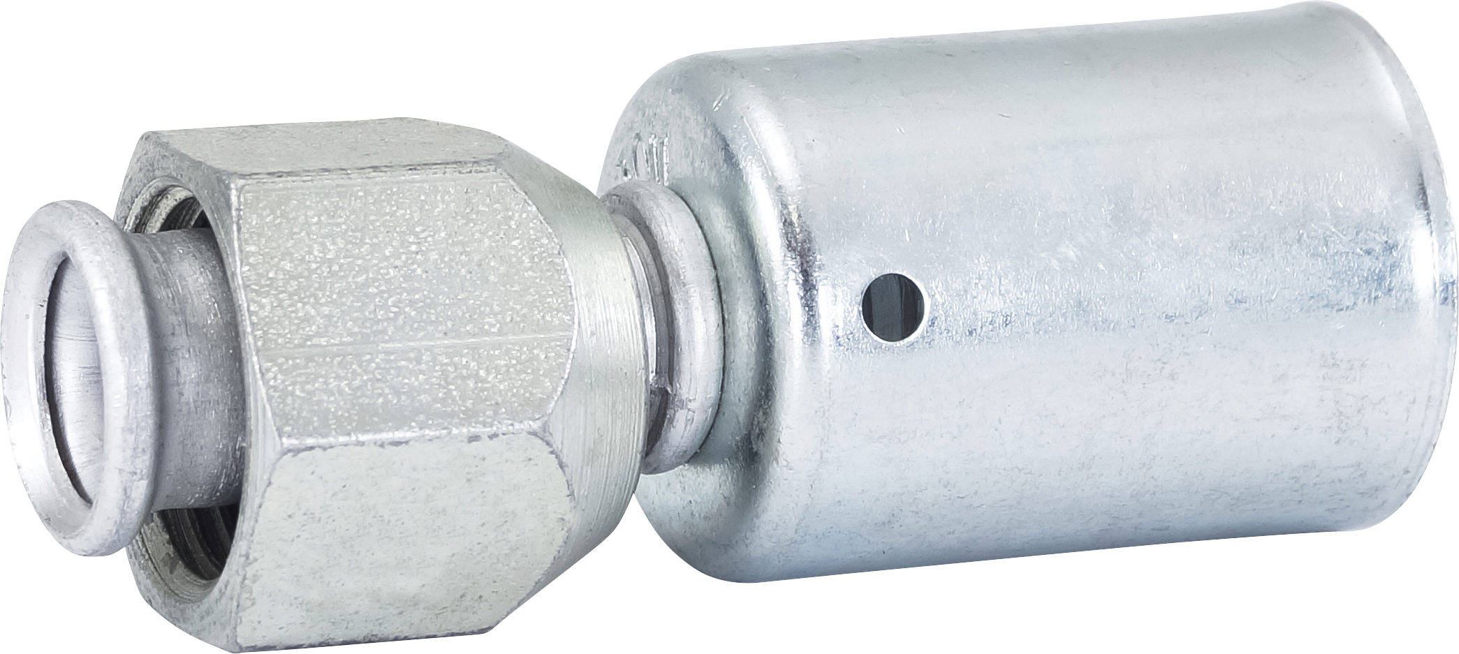 HOSE FITTING, BEADLOCK, FF, STR, #8, ALUMINIUM, STANDARD