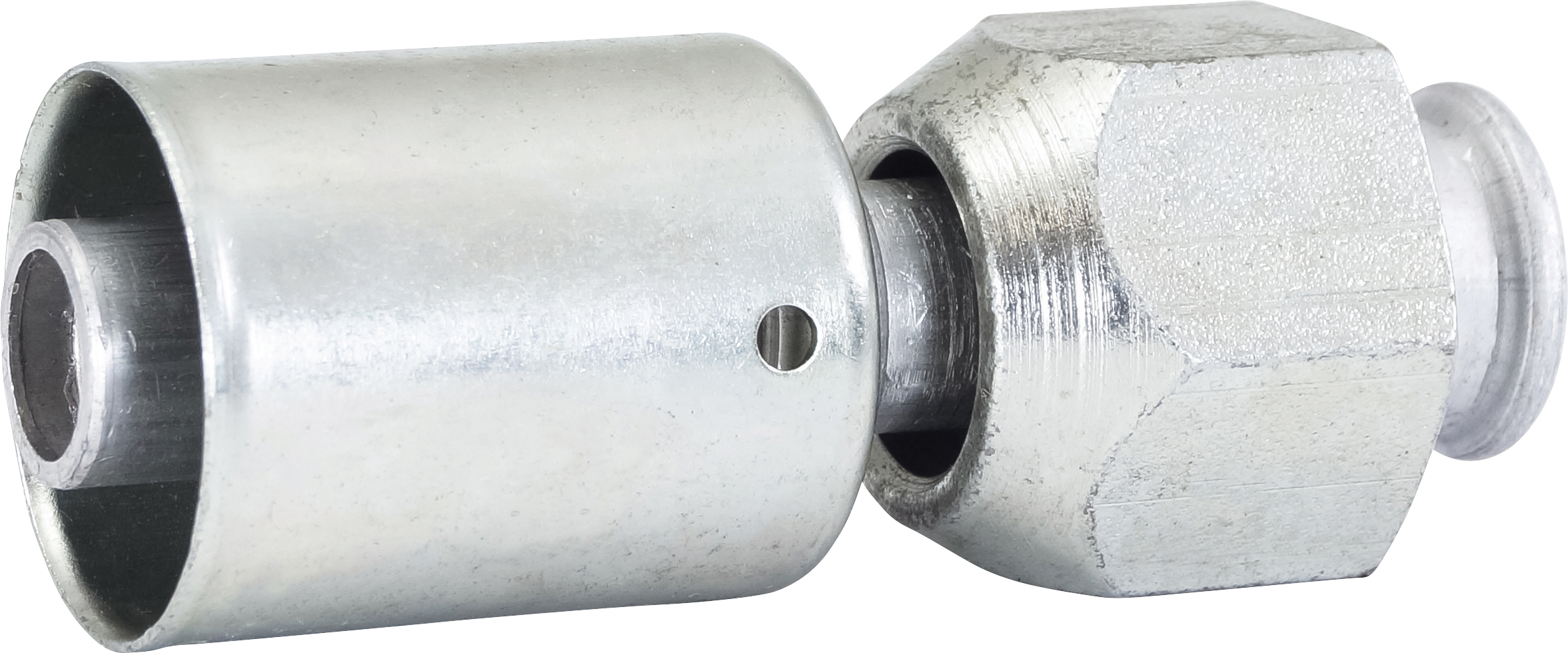 HOSE FITTING, BEADLOCK, FF, STR, #10, ALUMINIUM, STANDARD