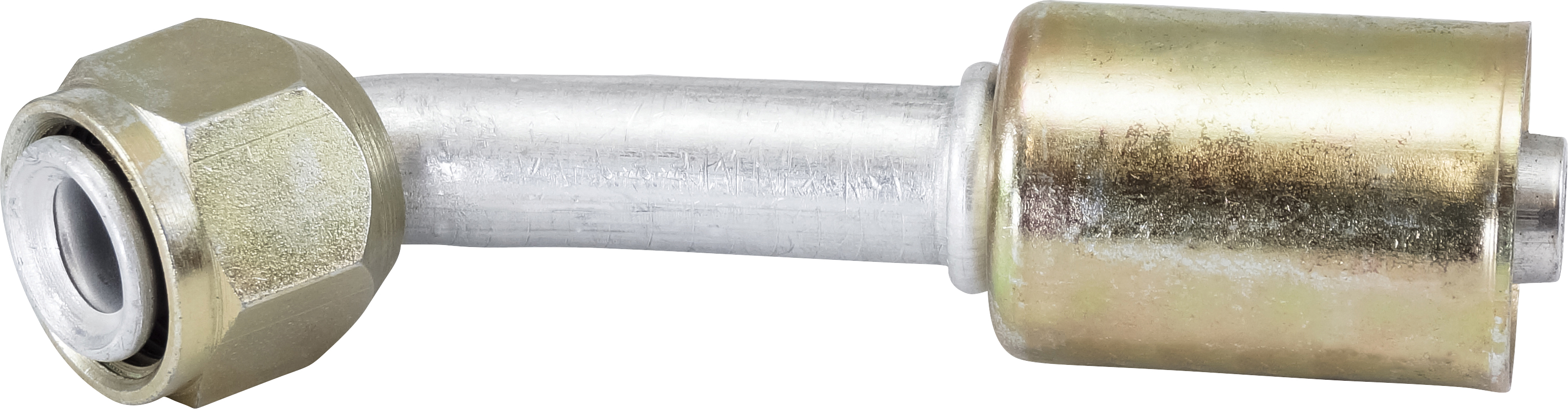 HOSE FITTING, BEADLOCK, FF, 45 DEG, #8, ALUMINIUM, STANDARD