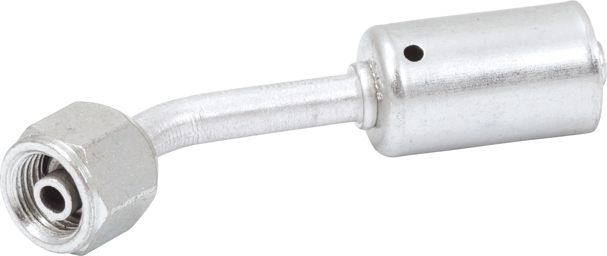 HOSE FITTING, BEADLOCK, FOR, 45 DEG, #5, ALUMINIUM, STANDARD