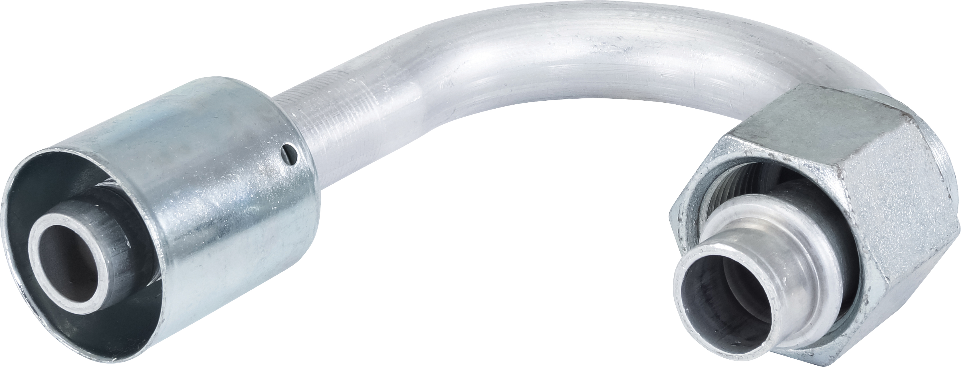 HOSE FITTING, BEADLOCK, FOR, 180 DEG, #12, ALUMINIUM, STANDARD