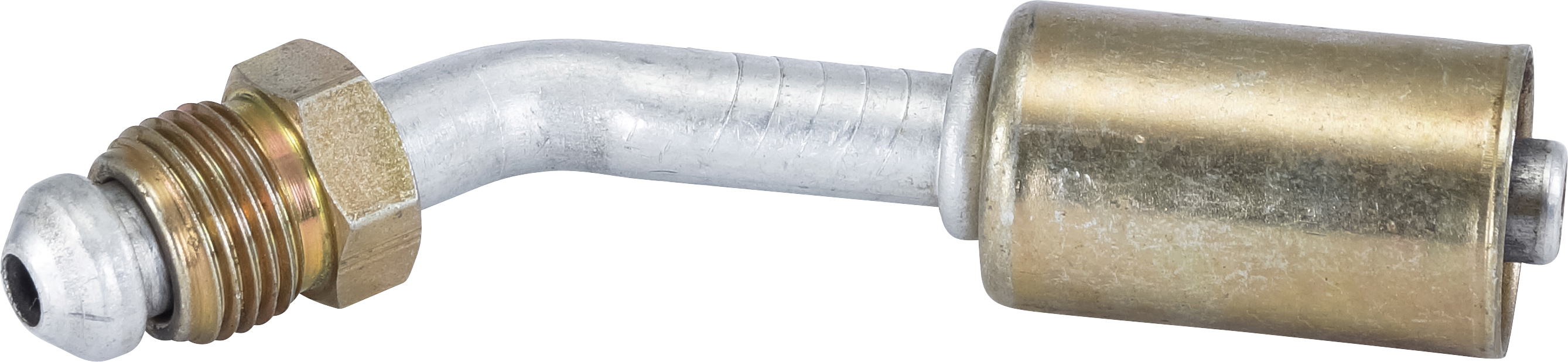 HOSE FITTING, BEADLOCK, MF, 45 DEG, #6, ALUMINIUM, STANDARD