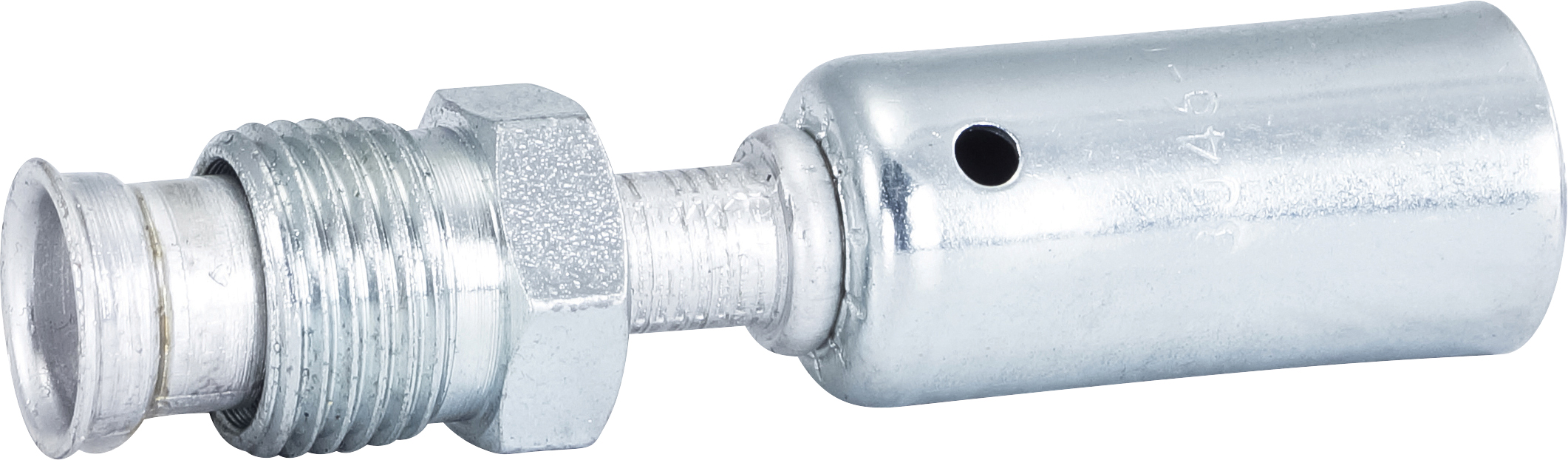 HOSE FITTING, BEADLOCK, MIO, STR, #6, ALUMINIUM, REDUCED