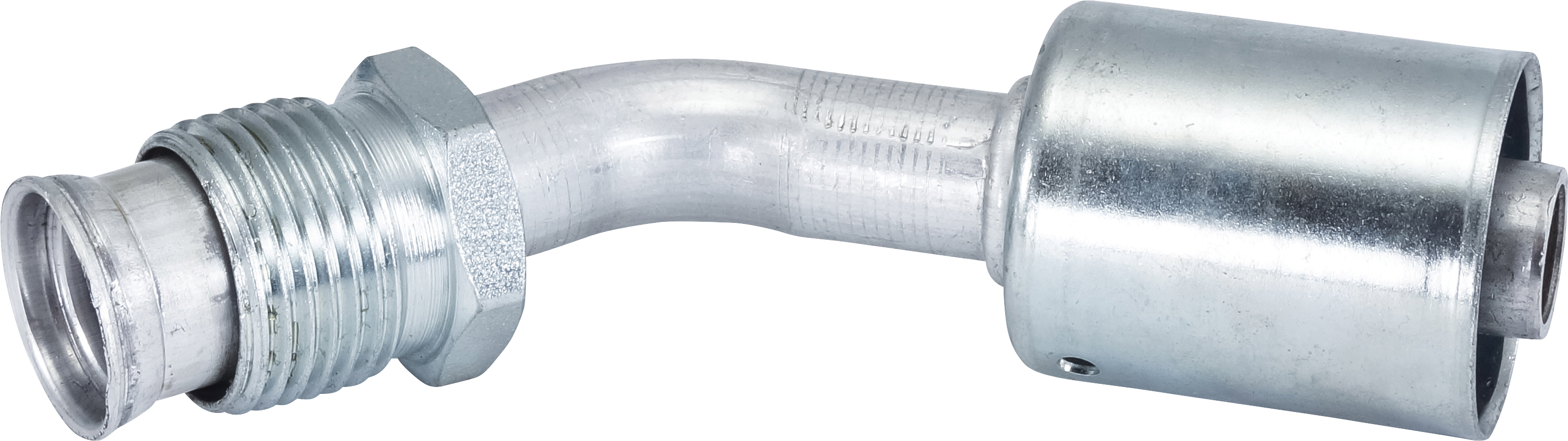 HOSE FITTING, BEADLOCK, MIO, 45 DEG, #10, ALUMINIUM, STANDARD