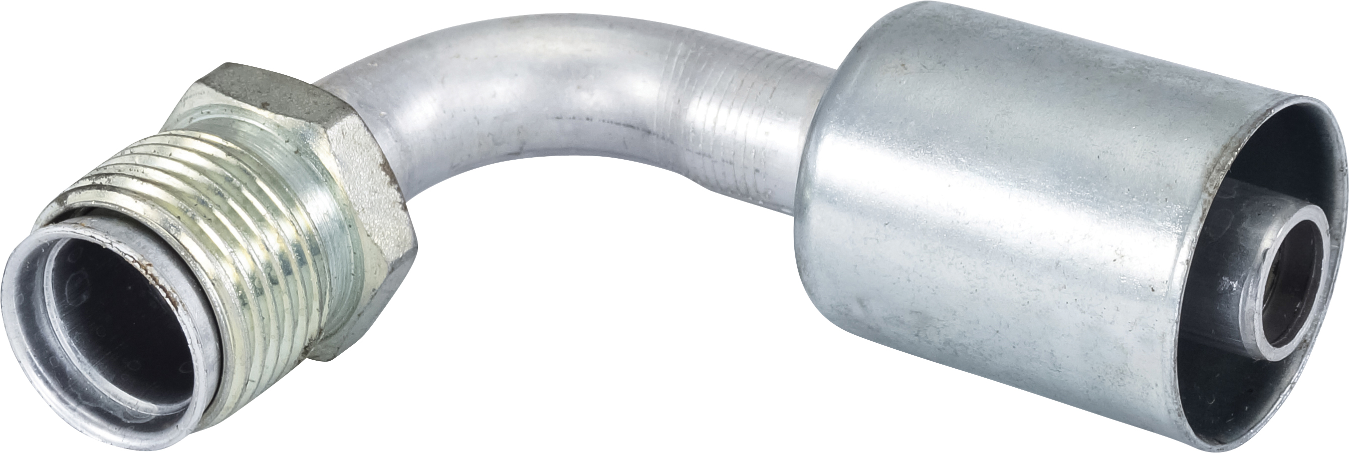HOSE FITTING, BEADLOCK, MIO, 90 DEG, #10, ALUMINIUM, STANDARD