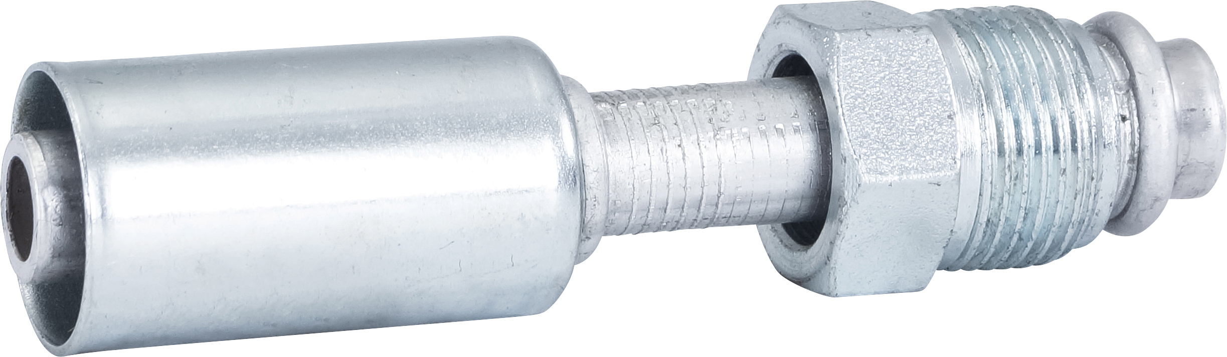 HOSE FITTING, BEADLOCK, MOR, STR, #8, ALUMINIUM, REDUCED
