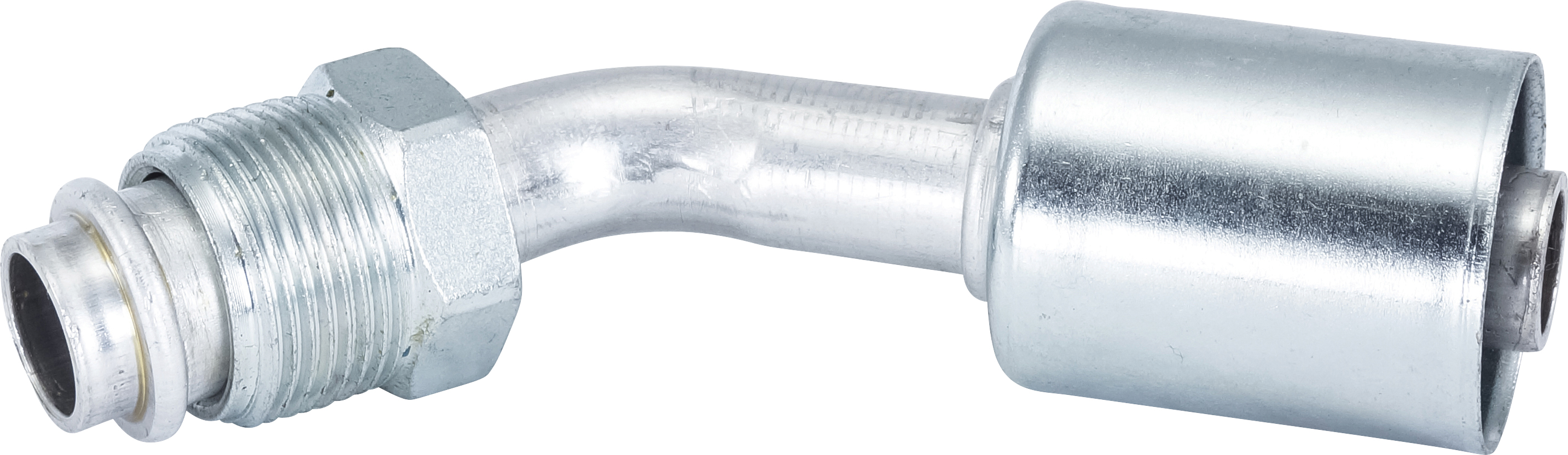 HOSE FITTING, BEADLOCK, MOR, 45 DEG, #10, ALUMINIUM, STANDARD
