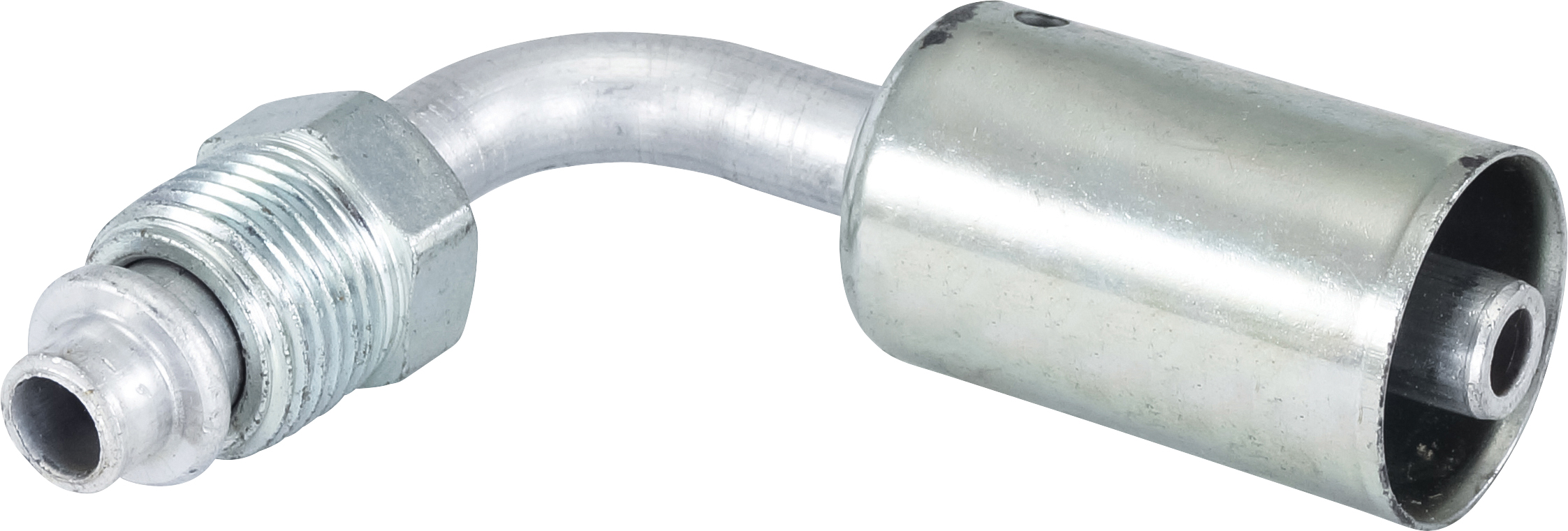 HOSE FITTING, BEADLOCK, MOR, 90 DEG, #6, ALUMINIUM, STANDARD