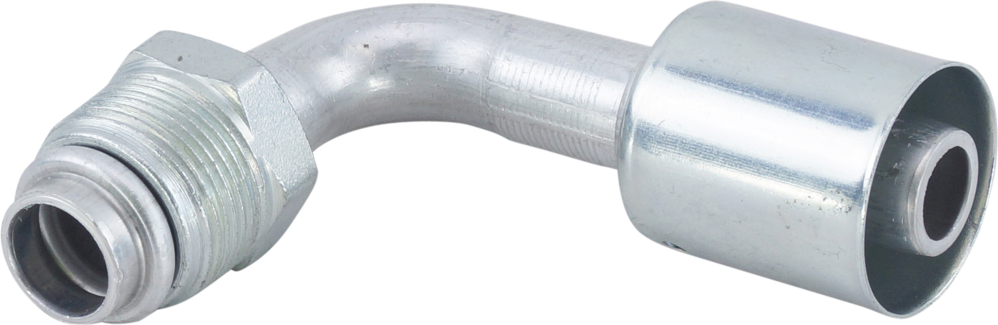 HOSE FITTING, BEADLOCK, MOR, 90 DEG, #12, ALUMINIUM, STANDARD