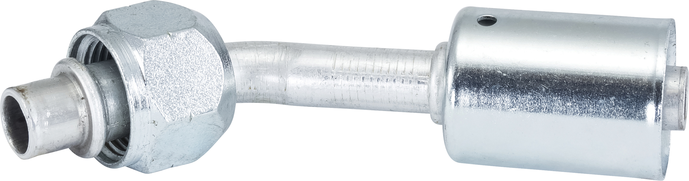 HOSE FITTING, BEADLOCK, FOR, 45 DEG, M20, #8, ALUMINIUM, STANDARD, METRIC