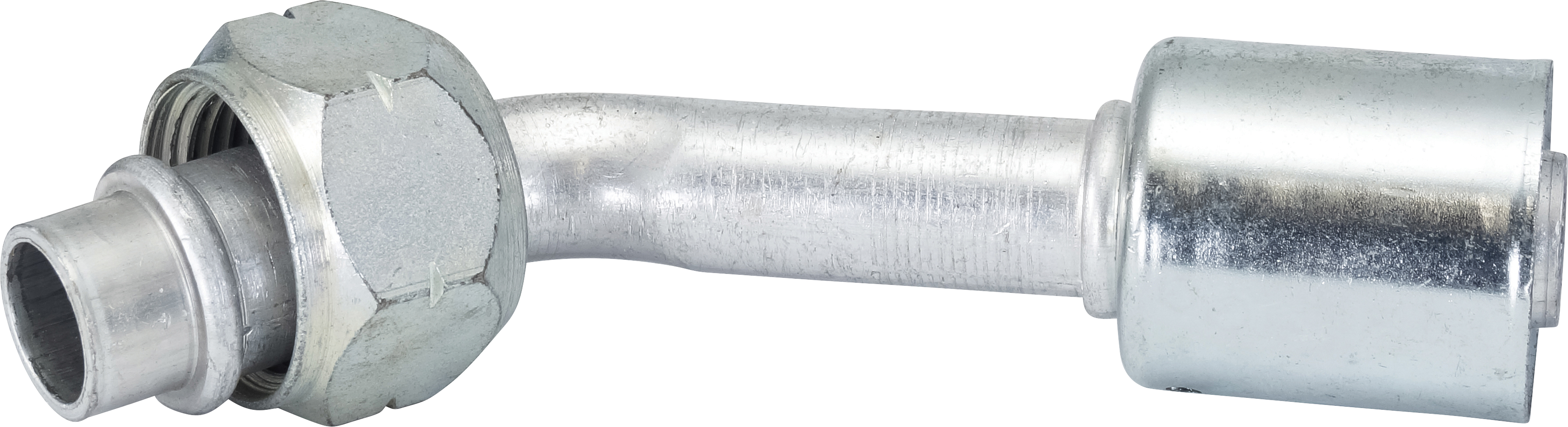 HOSE FITTING, BEADLOCK, FOR, 45 DEG, M27, #12, ALUMINIUM, STANDARD, METRIC