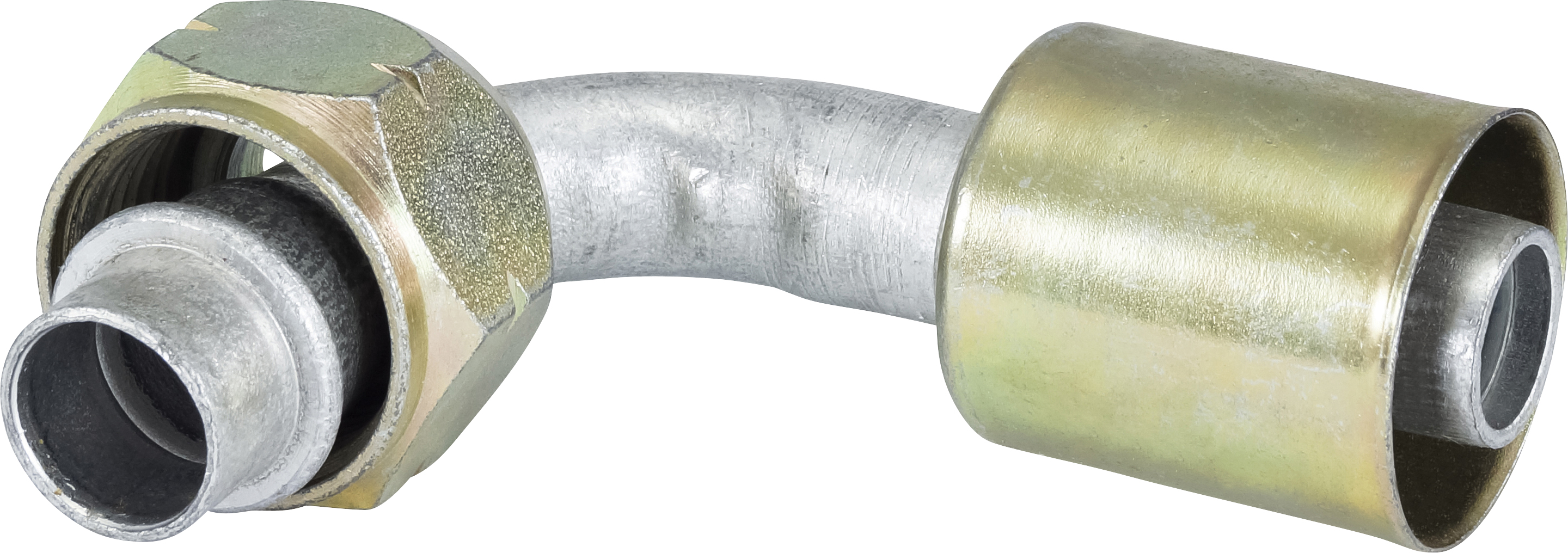 HOSE FITTING, BEADLOCK, FOR, 90 DEG, M27, #12, ALUMINIUM, STANDARD, METRIC