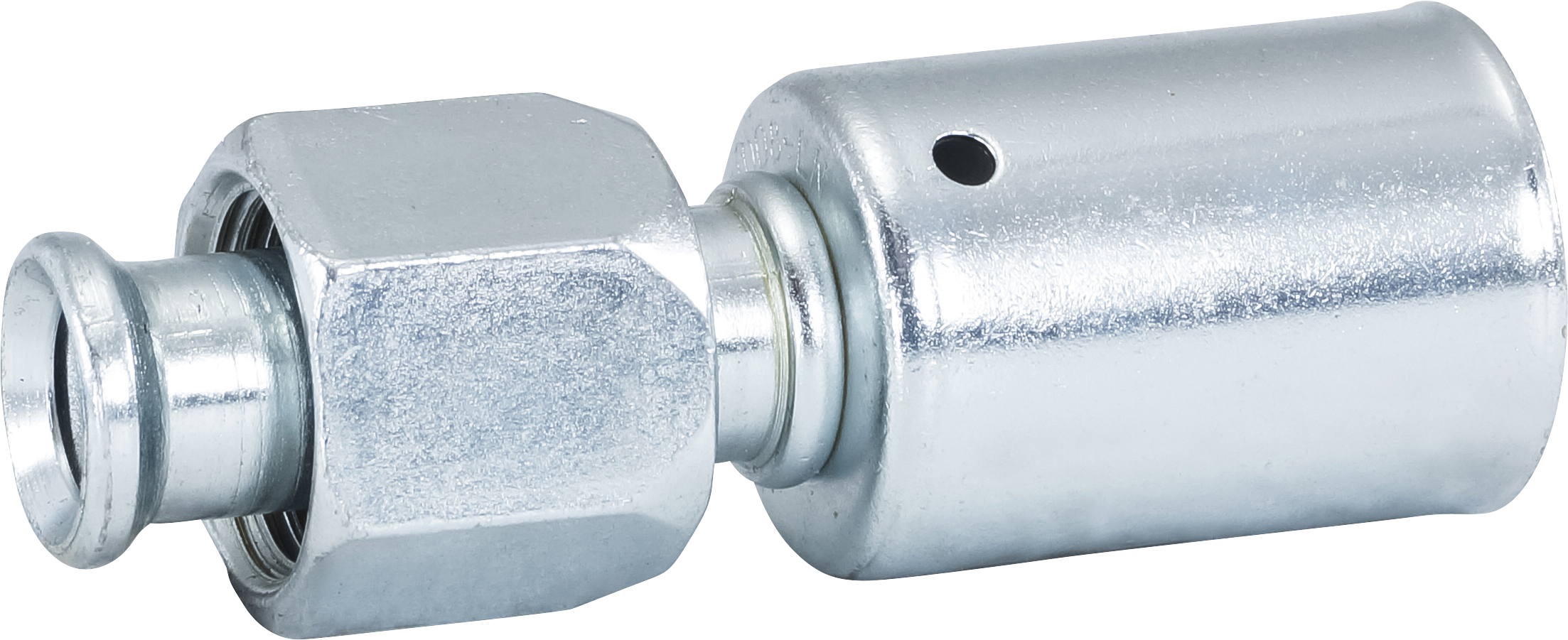 HOSE FITTING, BEADLOCK, FF, STR, #8, STEEL, STANDARD