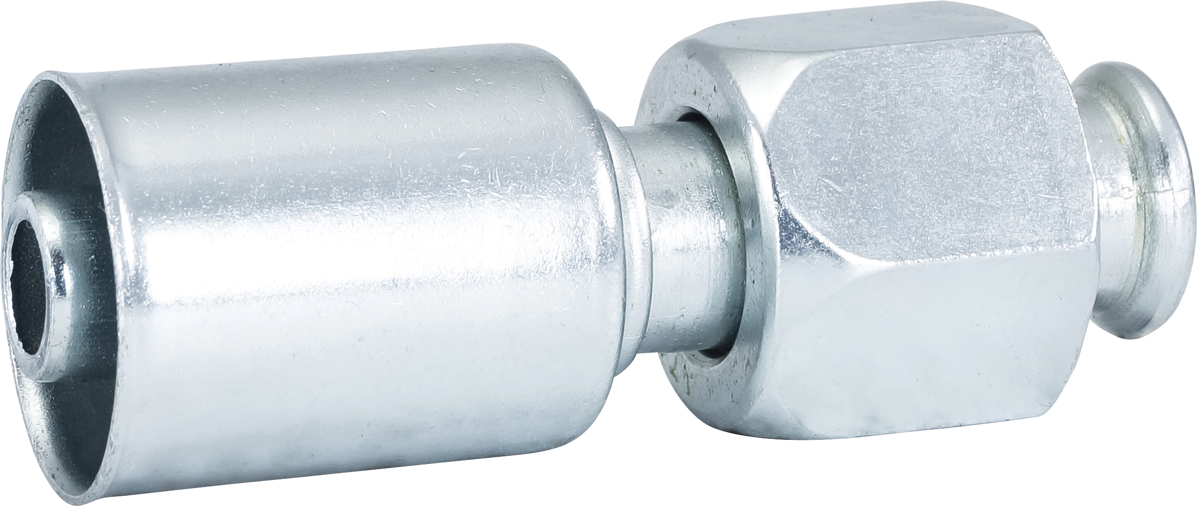 HOSE FITTING, BEADLOCK, FF, STR, #10, STEEL, STANDARD