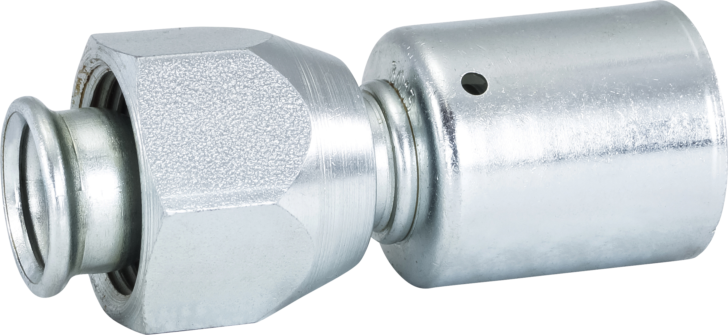 HOSE FITTING, BEADLOCK, FF, STR, #12, STEEL, STANDARD