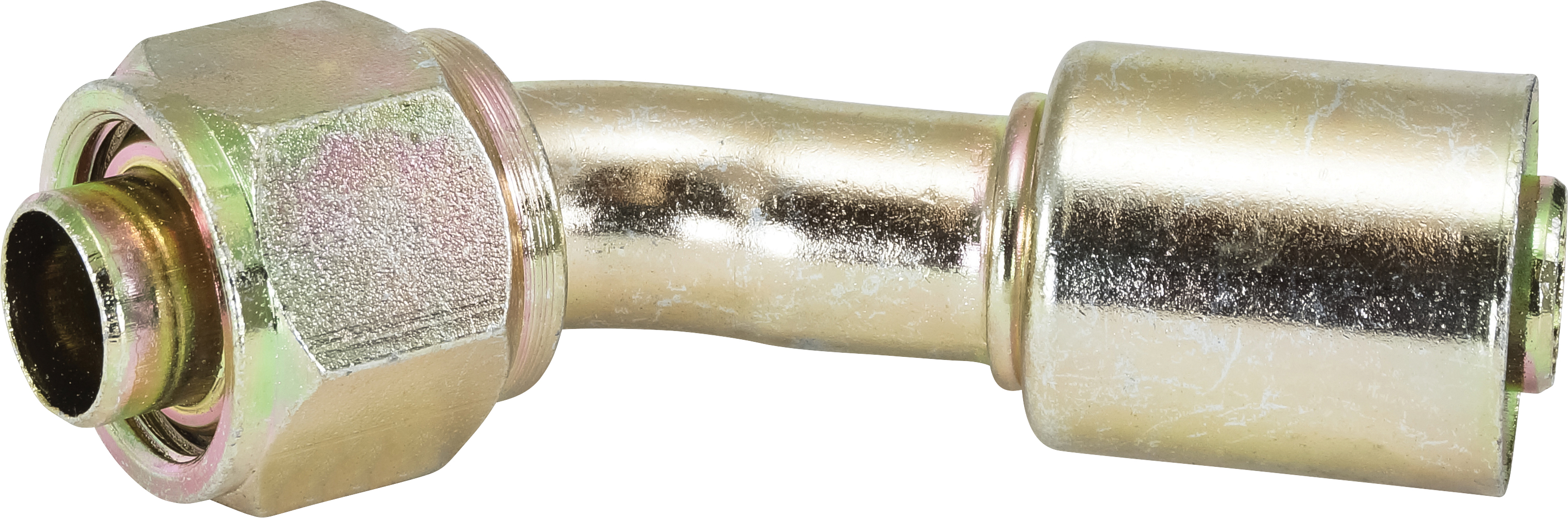 HOSE FITTING, BEADLOCK, FOR, 45 DEG, #12, STEEL, STANDARD