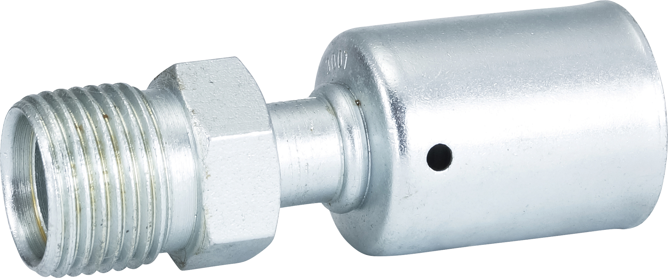 HOSE FITTING, BEADLOCK, MIO, STR, #10, STEEL, STANDARD