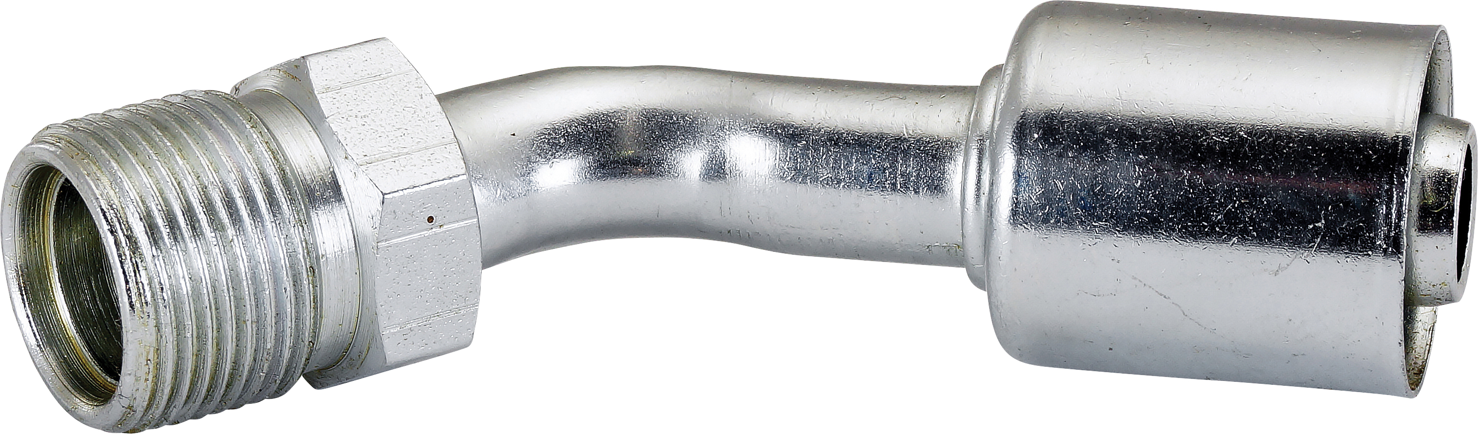 HOSE FITTING, BEADLOCK, MIO, 45 DEG, #12, STEEL, STANDARD