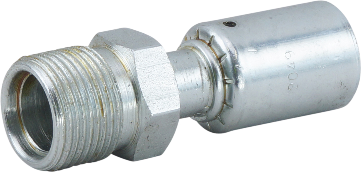 HOSE FITTING, BEADLOCK, MIO, STR, #12, STEEL, REDUCED