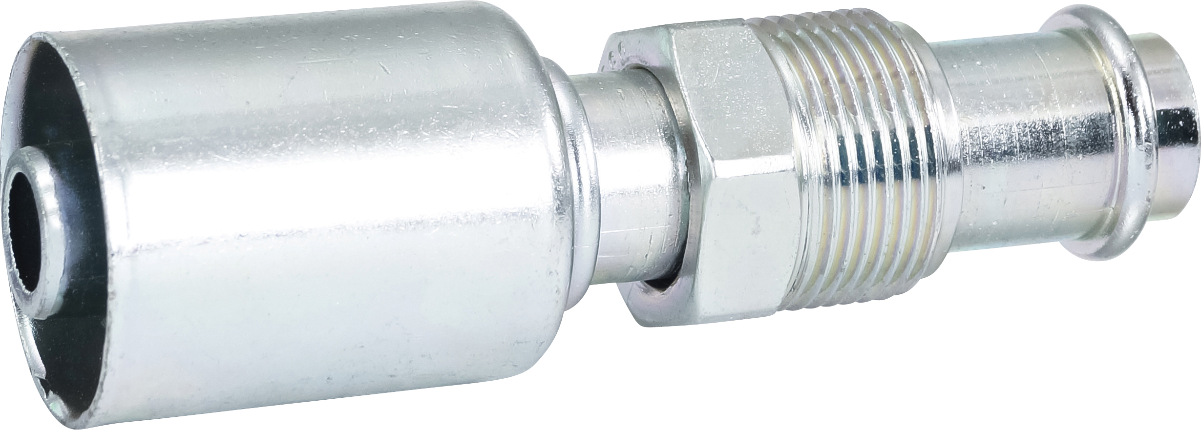 HOSE FITTING, BEADLOCK, MOR, STR, #10, STEEL, STANDARD