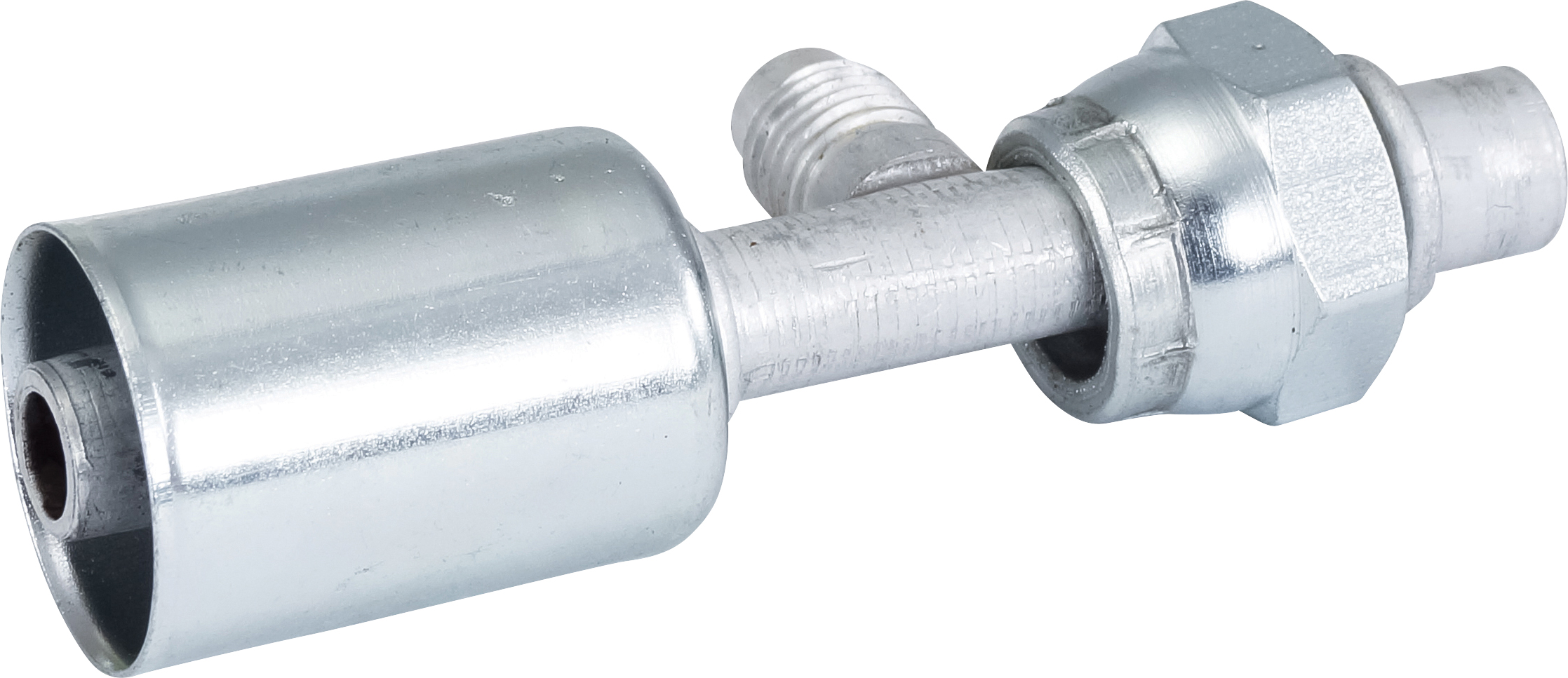 HOSE FITTING, BEADLOCK, FOR, STR, #8, ALUMINIUM, STANDARD, R12 ACCESS