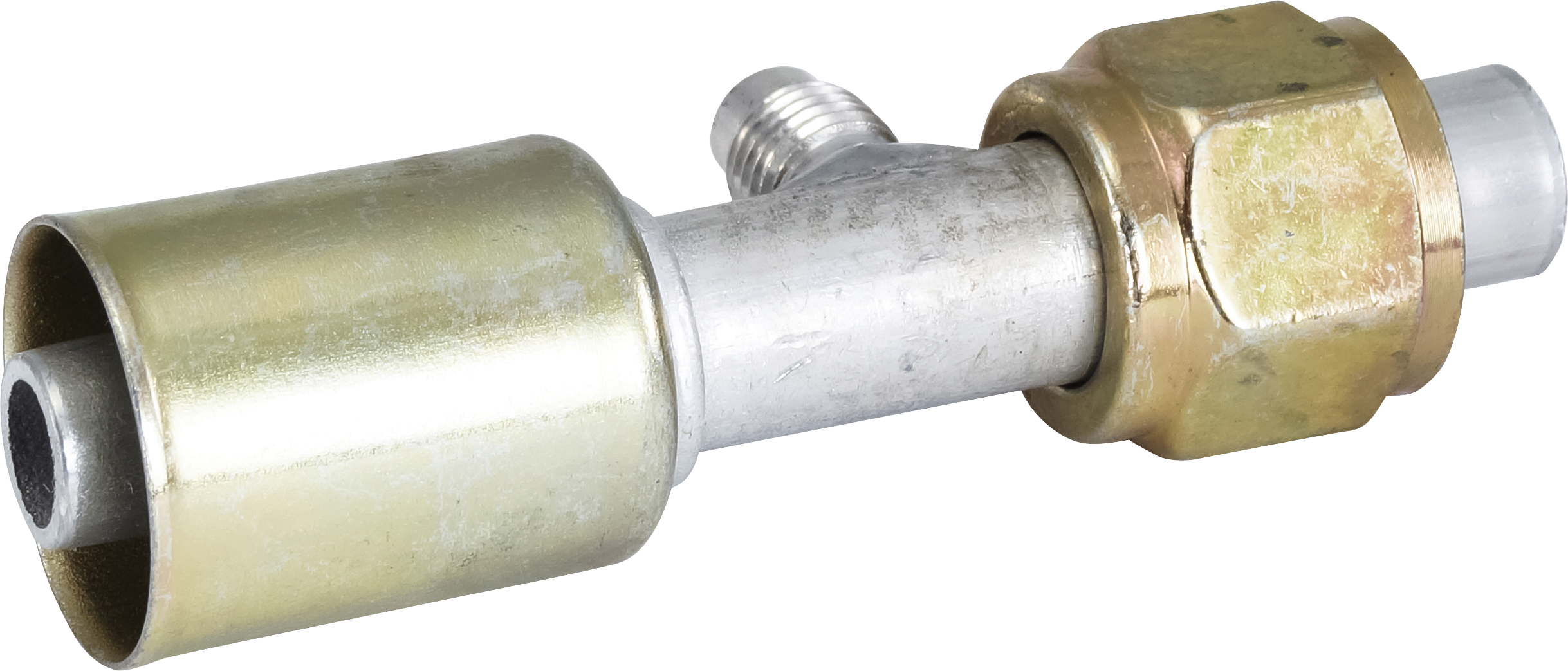 HOSE FITTING, BEADLOCK, FOR, STR, #10, ALUMINIUM, STANDARD, R12 ACCESS