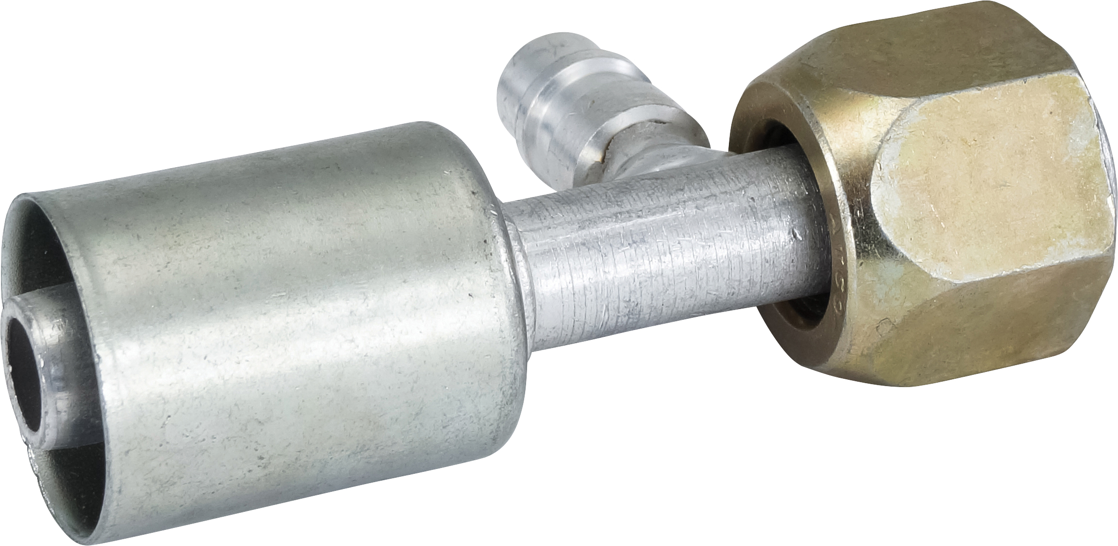 HOSE FITTING, BEADLOCK, FF, STR, #10, ALUMINIUM, STANDARD, R134A ACCESS