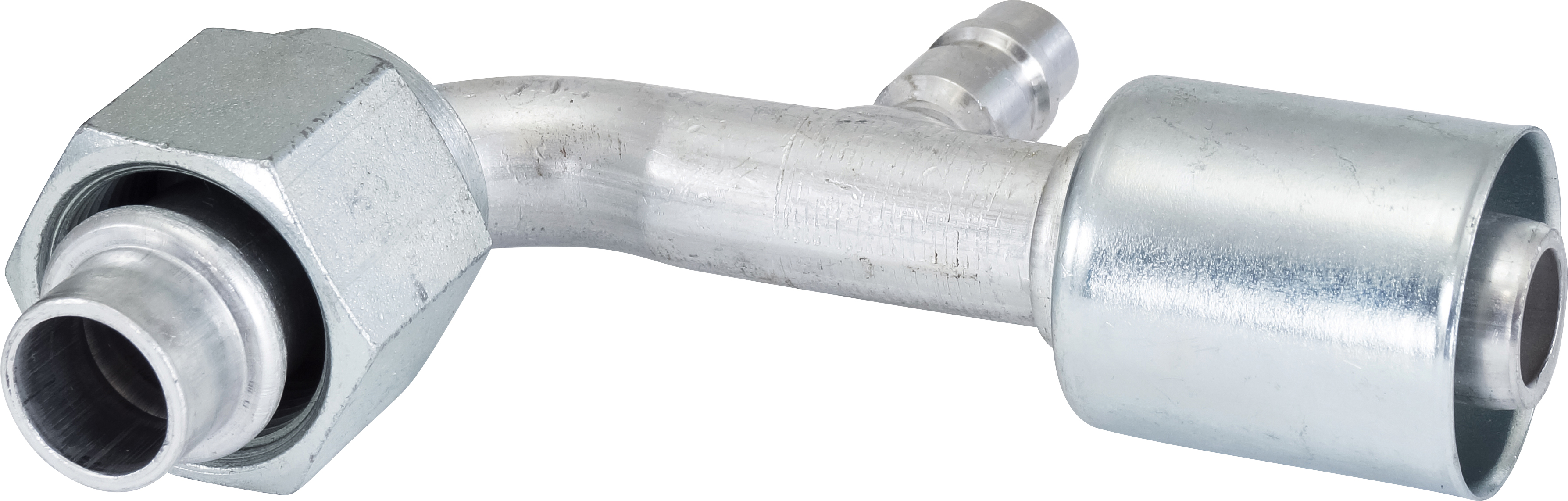 HOSE FITTING, BEADLOCK, FOR, 90 DEG, #12, ALUMINIUM, STANDARD, R134A ACCESS