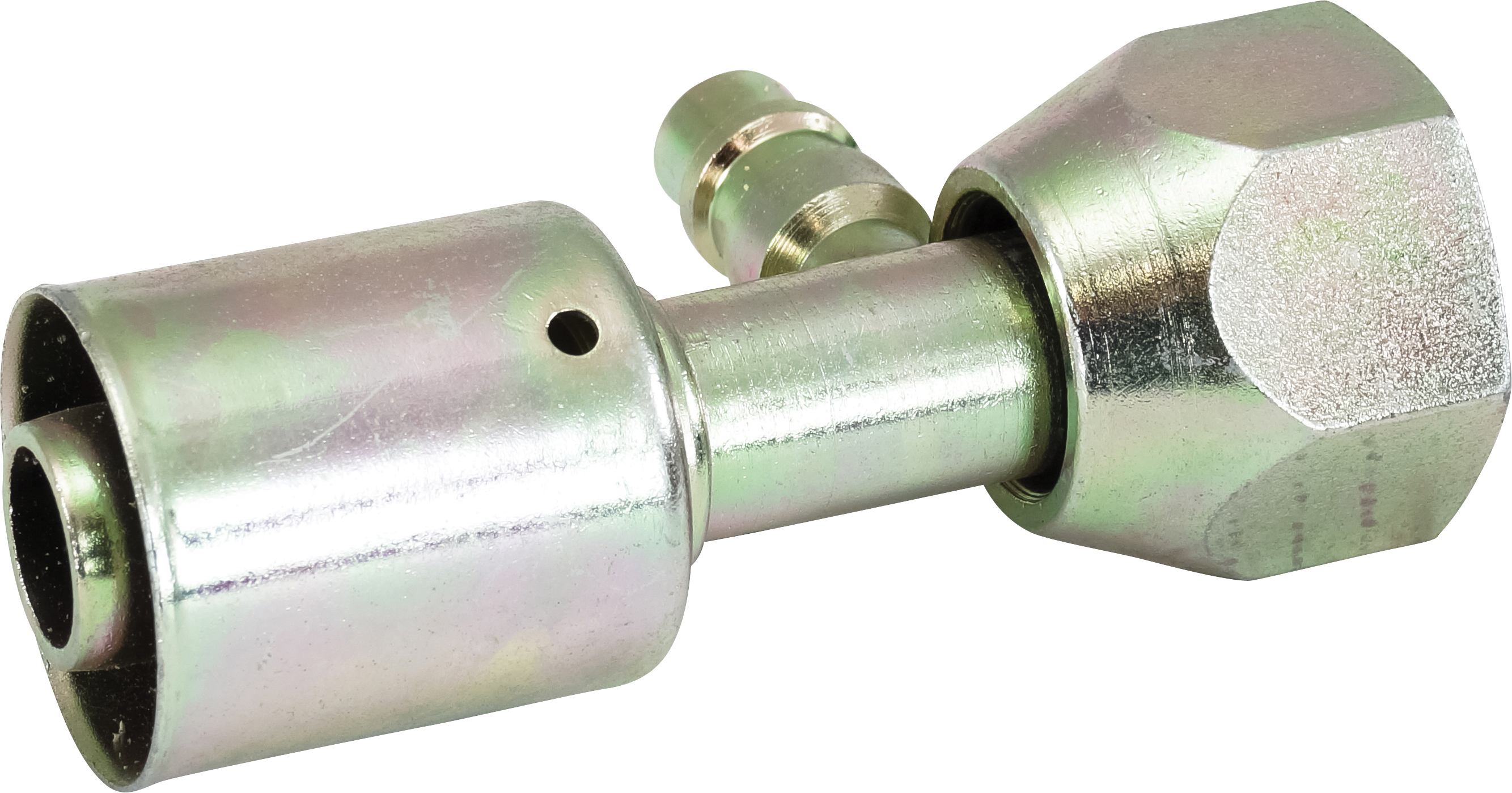 HOSE FITTING, BEADLOCK, FF, STR, #12, STEEL, STANDARD, R134A ACCESS