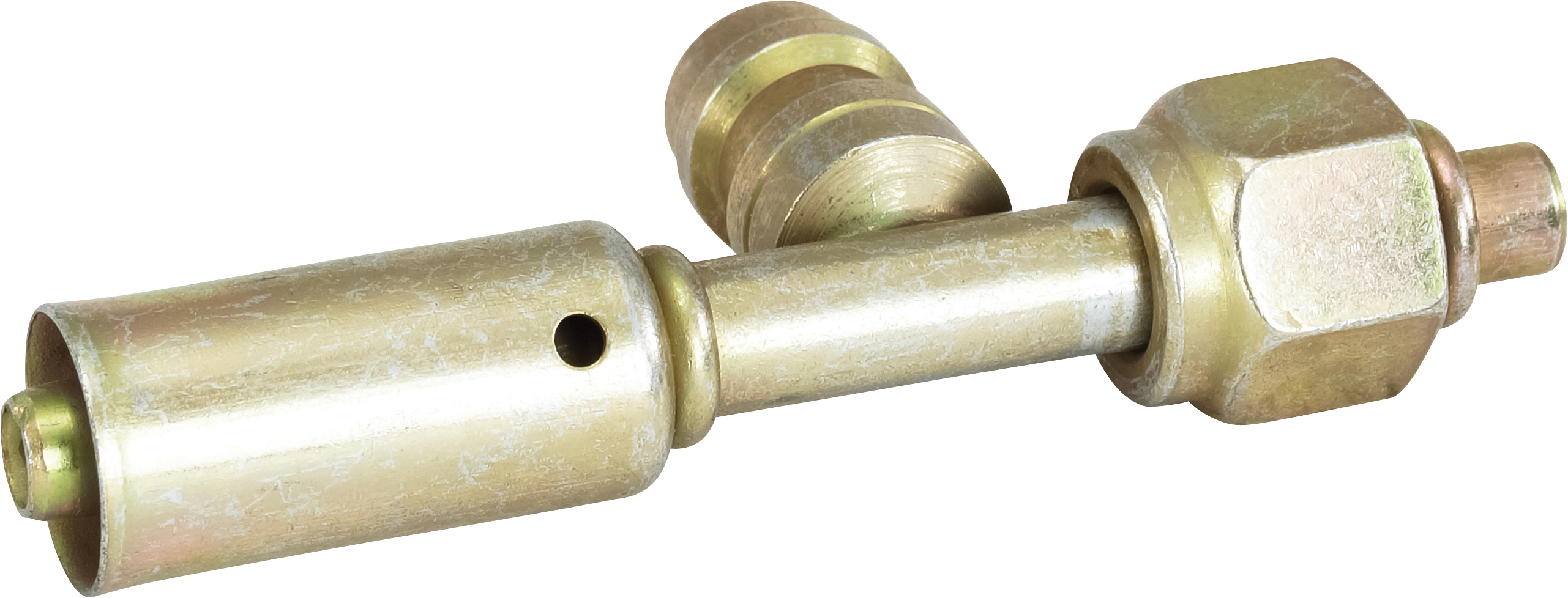 HOSE FITTING, BEADLOCK, FOR, STR, #6, STEEL, REDUCED, R134A ACCESS