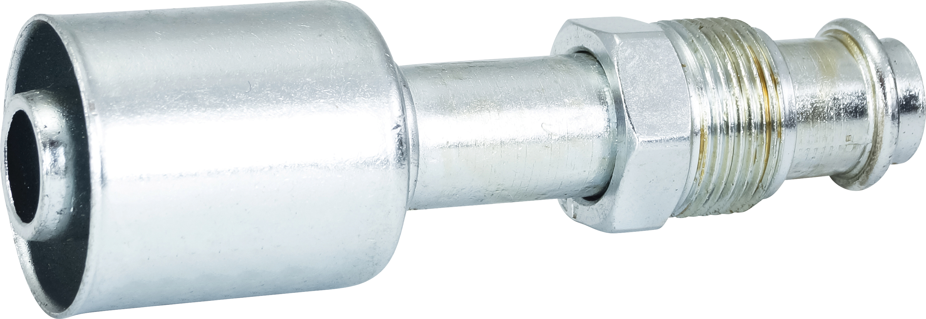 HOSE FITTING, BEADLOCK, MOR, STR, #10, #12, STEEL, STANDARD, STEP-UP