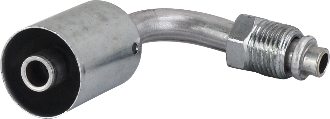 HOSE FITTING,BEADLOCK, MOR,90 DEG,#6-#8, STEP-UP, ALLOY, STANDARD