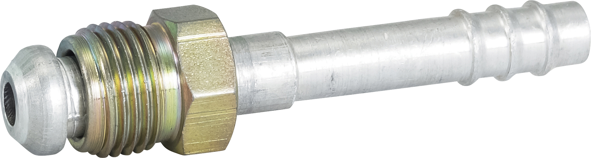 HOSE FITTING, BARB, MF, STR, #6, ALUMINIUM