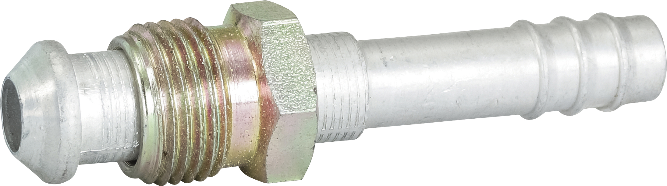HOSE FITTING, BARB, MF, STR, #8, ALUMINIUM
