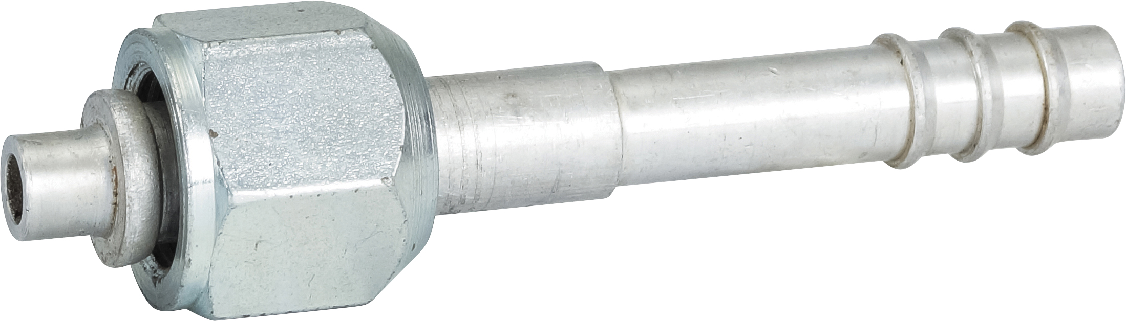 HOSE FITTING, BARB, FOR, STR, #5, ALUMINIUM