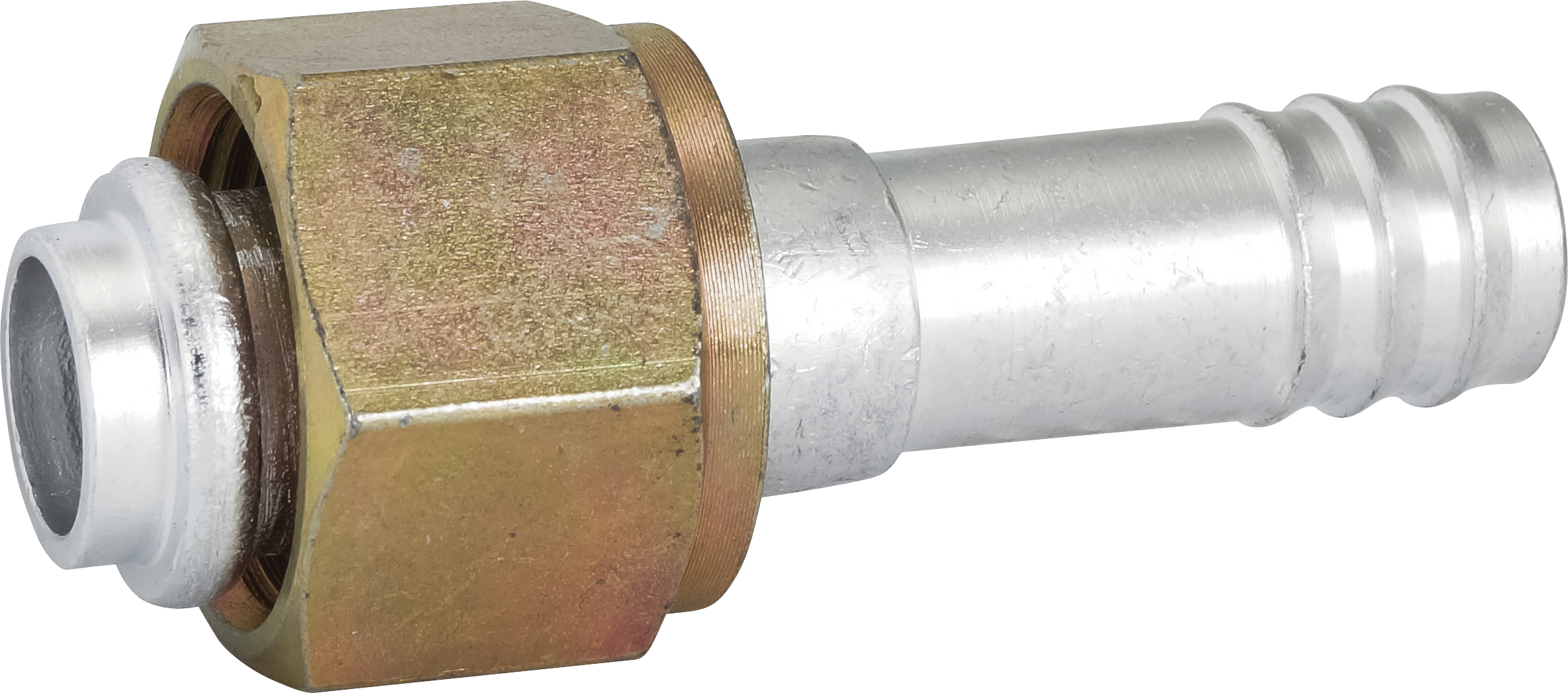 HOSE FITTING, BARB, FOR, STR, #12, ALUMINIUM