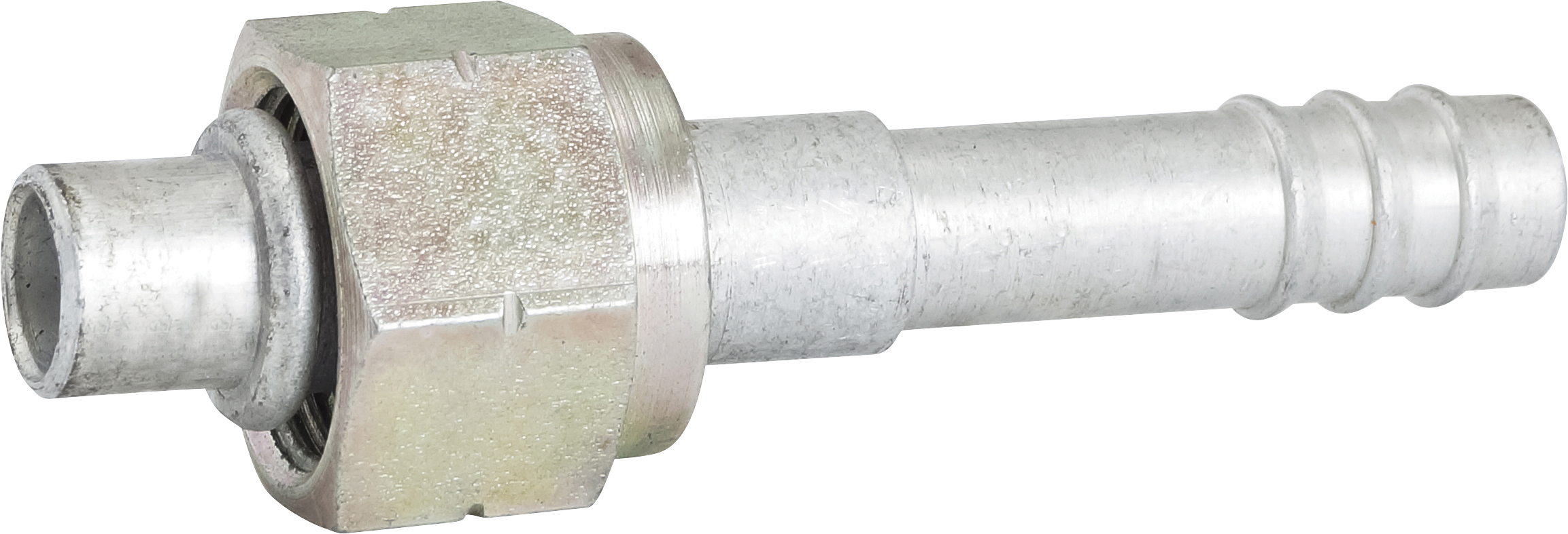 HOSE FITTING, BARB, FOR, STR, M20, #8, ALUMINIUM, METRIC